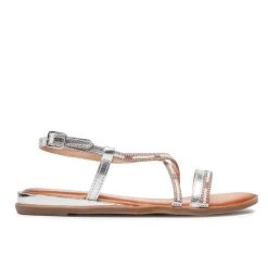 GIOSEPPO BARACOA SILVER SANDALS