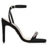 UZA BLACK SHAMMY HEELS