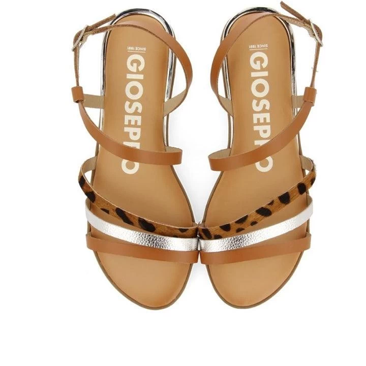 GIOSEPPO CORUMBA ANIMALPRINT SANDALS - Image 2