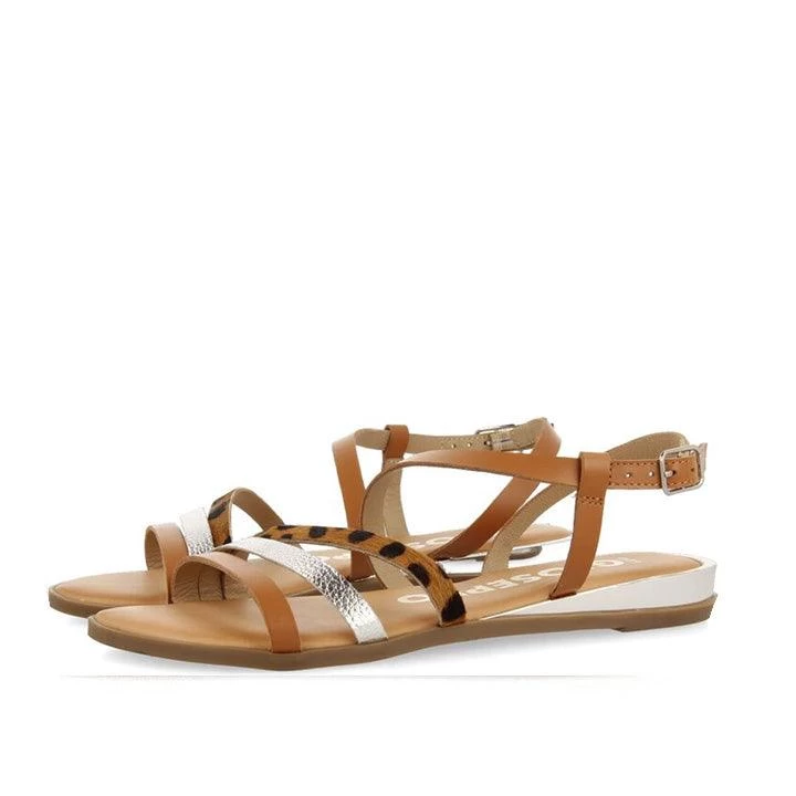 GIOSEPPO CORUMBA ANIMALPRINT SANDALS - Image 3