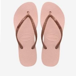 HAVAIANAS ROSA GLITTER FLATFORM ROSA BALLET