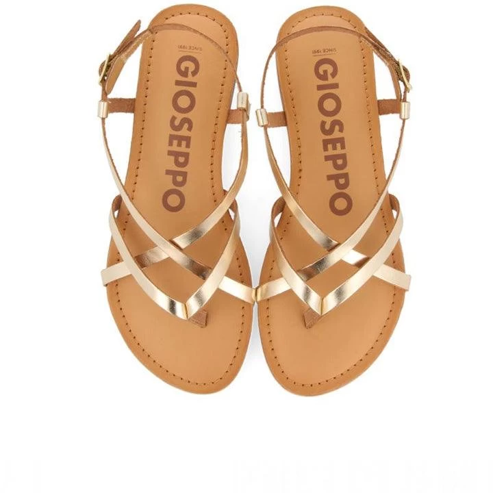 GIOSEPPO LELEX GOLD SANDALS - Image 2