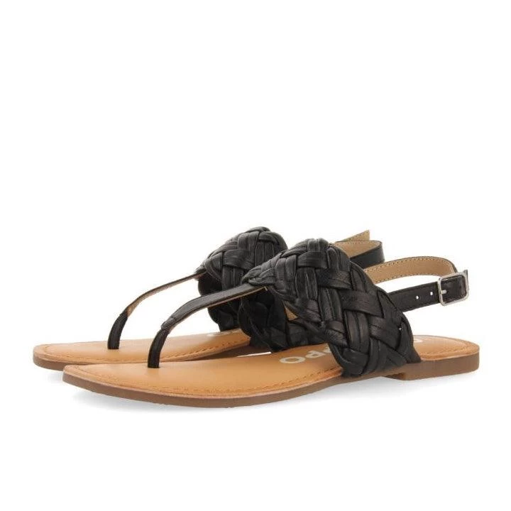 GIOSEPPO SERGINES BLACK SANDALS - Image 3