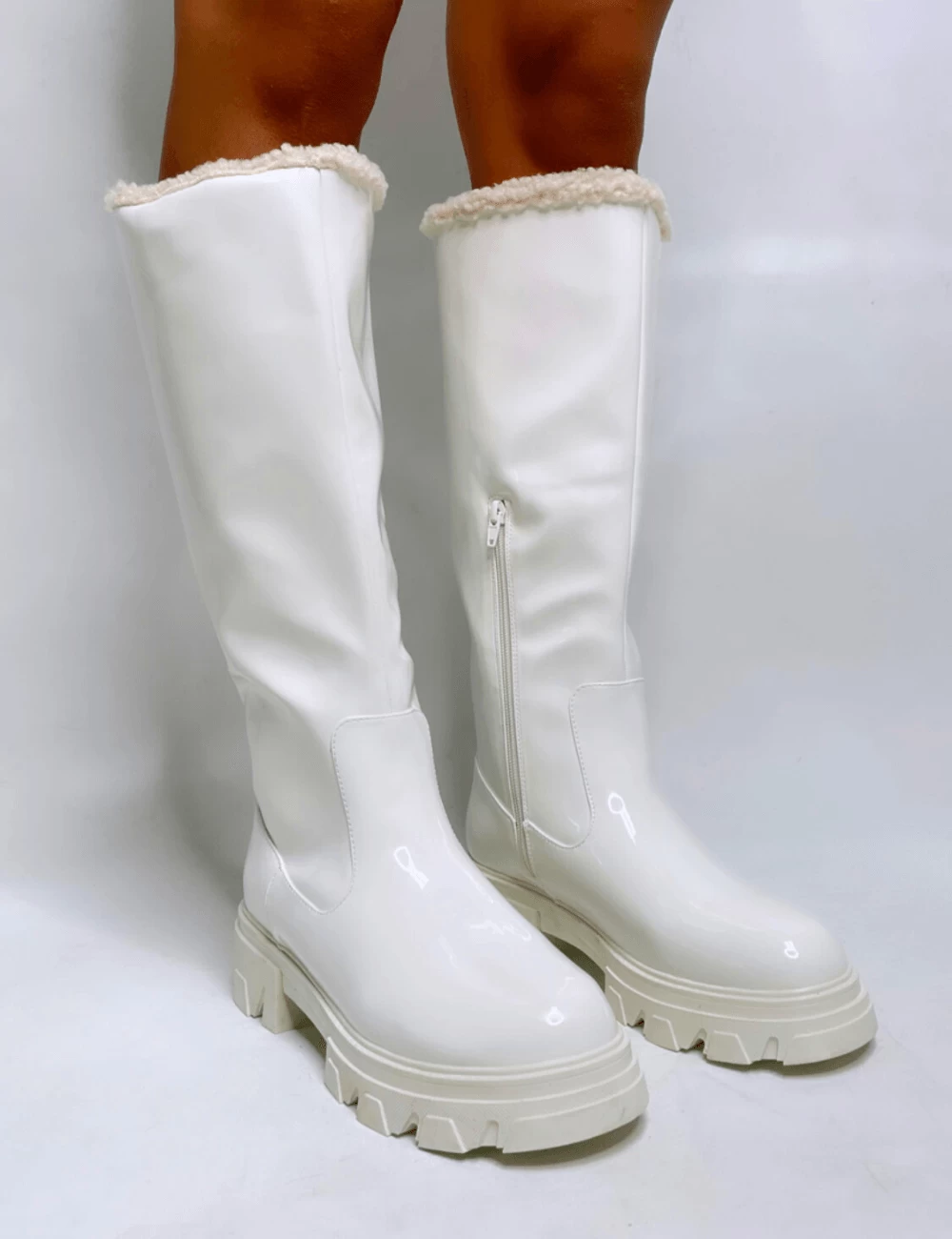 PUBLIC DESIRE - EMBER - WHITE PATENT - Image 2