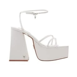 WINDSOR SMITH AFTERPARTY WHITE HEELS