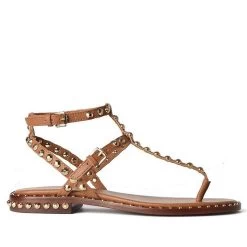 ASH PLAY METALLIC BROWN SANDALS