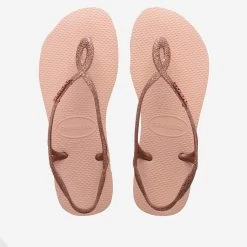 HAVAIANAS LUNA GLITTER BALLET ROSE