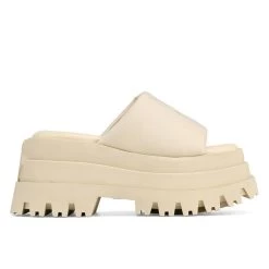 NAKED WOLFE DELICIOUS BEIGE SLIPPERS