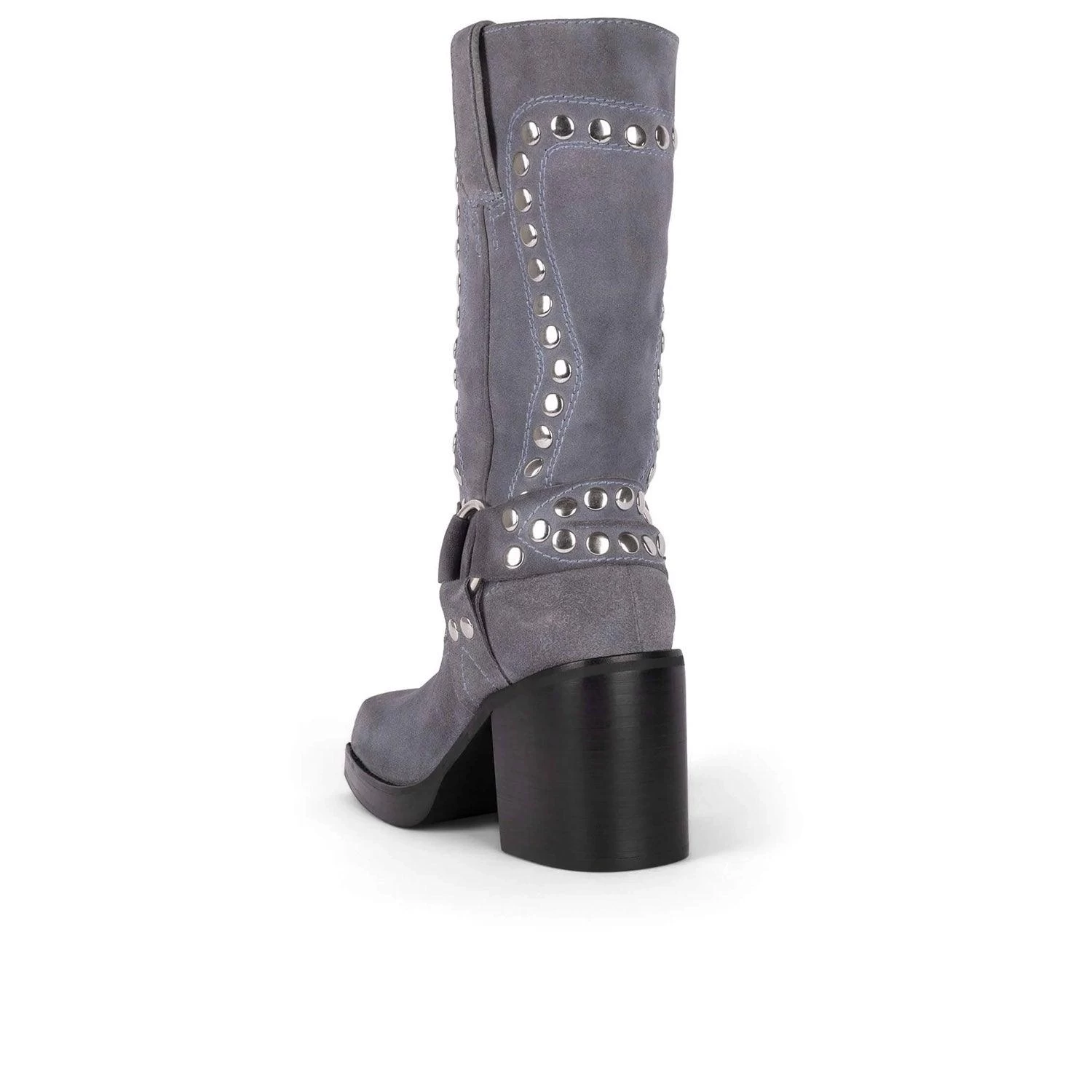 JEFFREY CAMPBELL - DUSTY BLUE SUEDE SILVER - Image 3