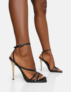 PUBLIC DESIRE - FILLIPA BLACK HEELS
