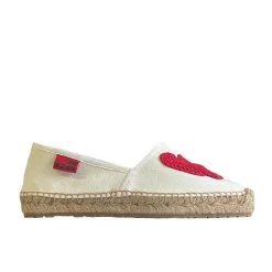 LOVE MOSCHINO CANVAS CASSE ESPADRILLES