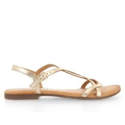 GIOSEPPO LAMIM GOLD SANDALS
