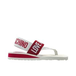 LOVE MOSCHINO RED SANDAL