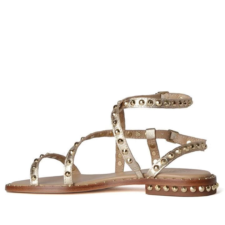 ASH PETRA METALLIC GOLD SANDALS - Image 2