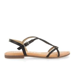 GIOSEPPO NIOAQUE BLACK SANDALS
