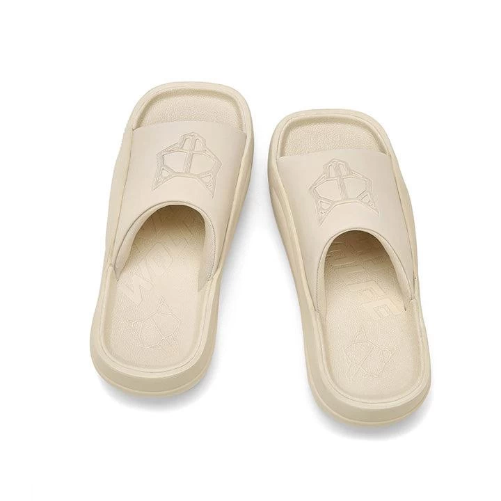 NAKED WOLFE TIDAL BEIGE SLIDES - Image 3