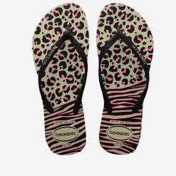 HAVAIANAS DUO SLIM ANIMAL BLACK