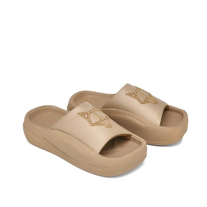NAKED WOLFE TIDAL DARK BEIGE SLIDES - Image 2