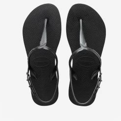 HAVAIANAS PRETO BLACK SANDALS