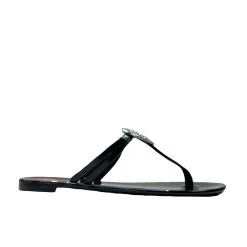 LOVE MOSCHINO RUBBER HEART SANDAL