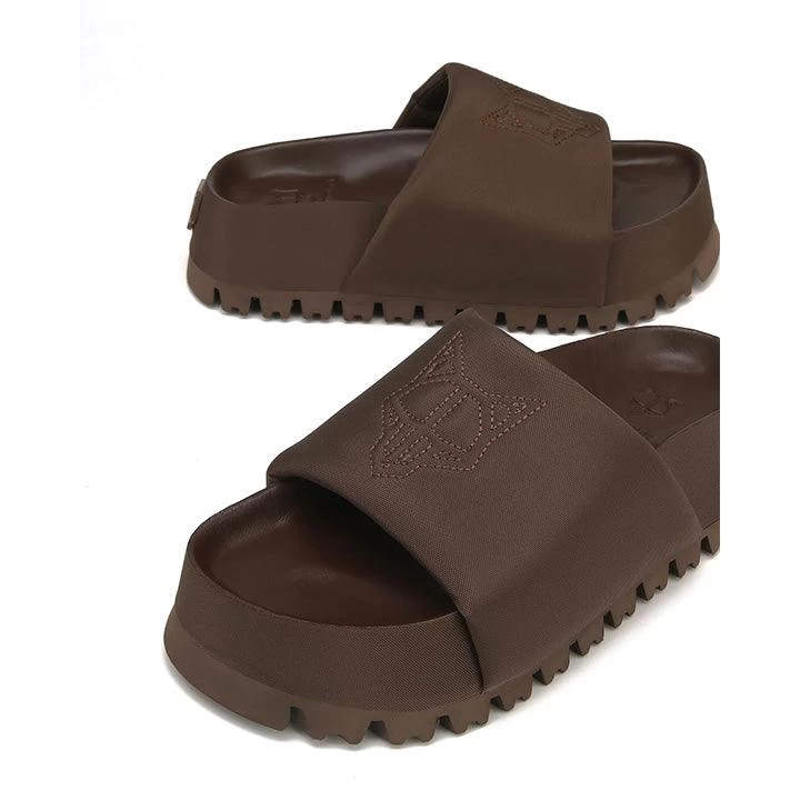 NAKED WOLFE VENUS NYLON BROWN SLIPPERS - Image 3