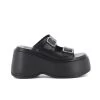 WINDSOR SMITH AGENDA BLACK SANDAL